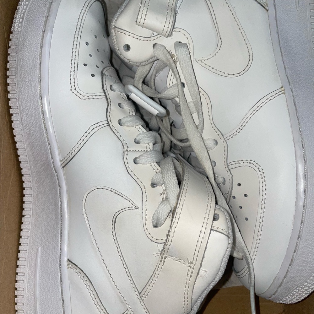 High top white airforce ones